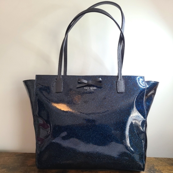 kate spade Handbags - 𝅺nwt Kate Spade Mavis Street Sparkling Blue Tote